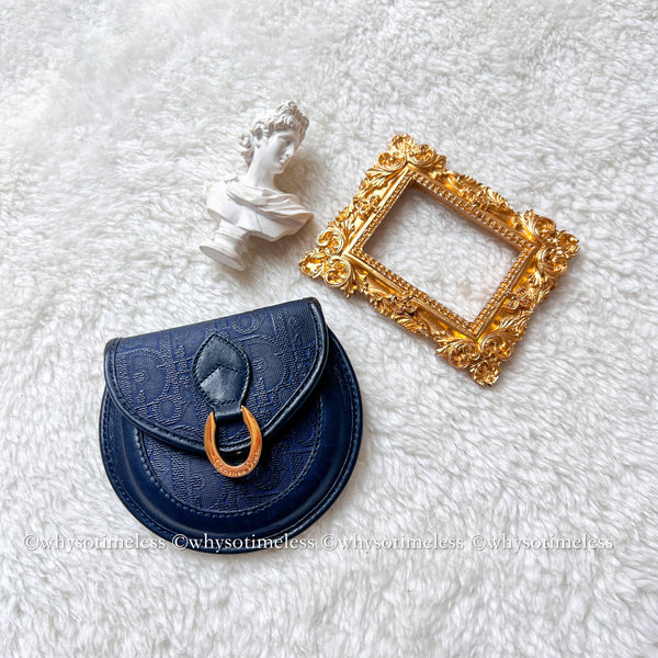 Vintage Dior Coins Bag - Navy