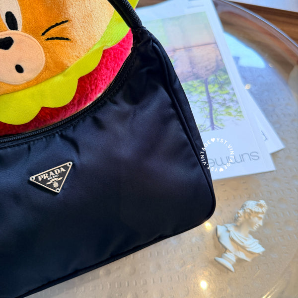Vintage Prada Hobo Bag - Black 007