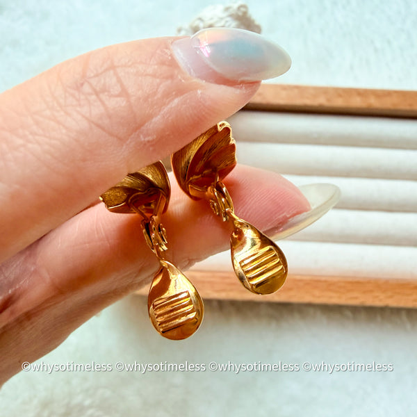 Vintage Monet 1980’s Angel Wings Ear Clips