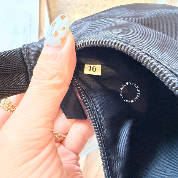Vintage Prada Hobo Bag - Black 007