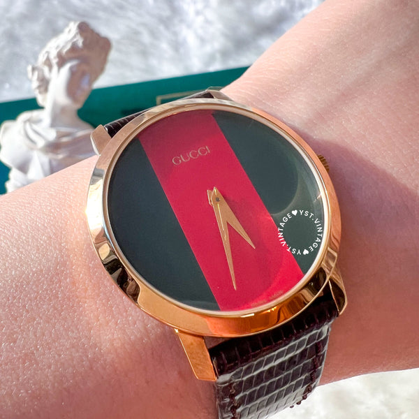 Vintage Gucci Shelly Line Watch