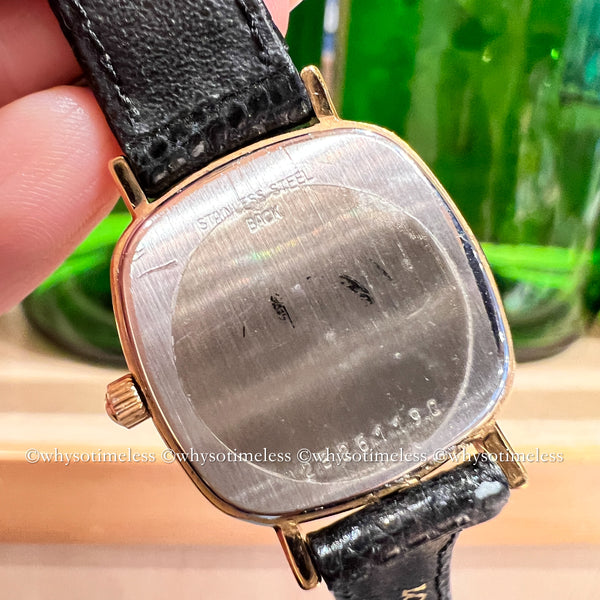 Vintage Longines Présence Cushion Shaped Quartz Watch With Original Box