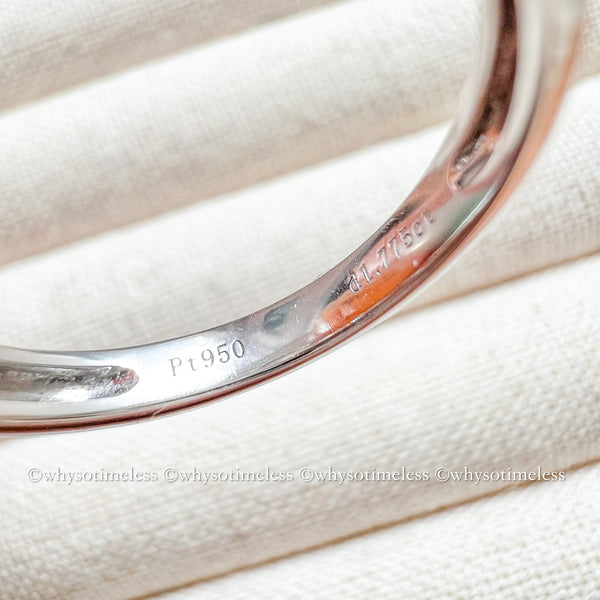 【Pre-order】Éternel Oval Lab Grown Diamond 18KYG/PT Half Eternity Ring