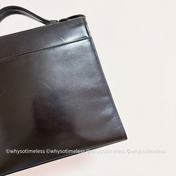 Vintage YSL Y-Kelly Bag - Black