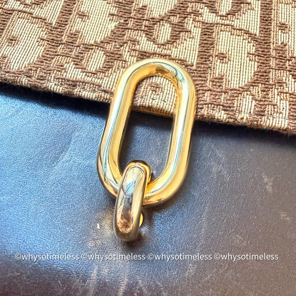 Vintage Dior Oblique 2-way Bag - Brown