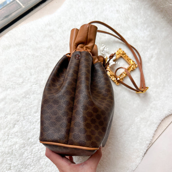 Vintage CELINE Macadam Bucket Bag 002