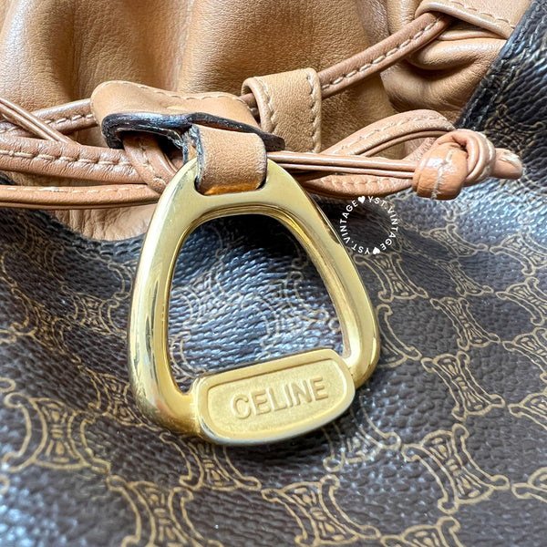 Vintage CELINE Macadam Bucket Bag 002