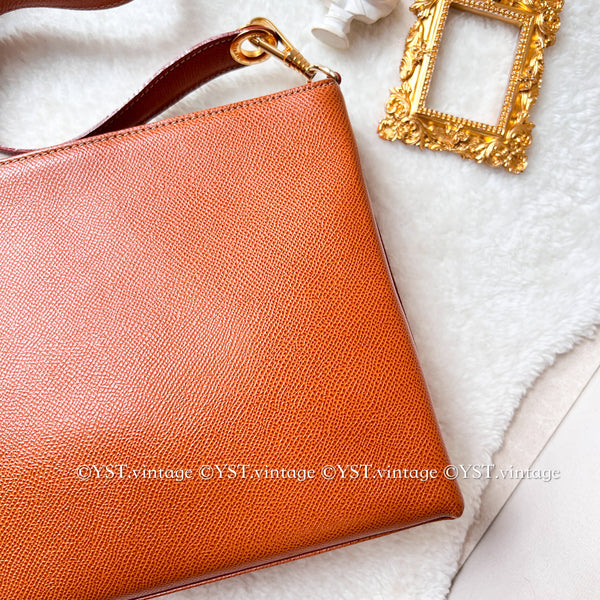 【Auction 7 April】Vintage High-Class Videpoches Bag - Golden Brown