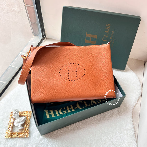 【Auction 7 April】Vintage High-Class Videpoches Bag - Golden Brown