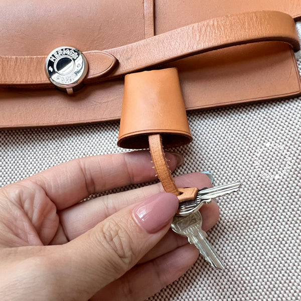 Vintage Hermès 2003 Herbag Ado Backpack PM - Beige