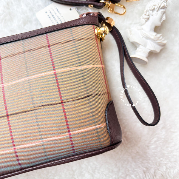 Vintage Burberrys Mini Makeup Bag