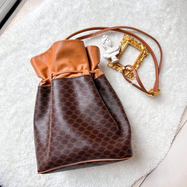 Vintage CELINE Macadam Bucket Bag 002