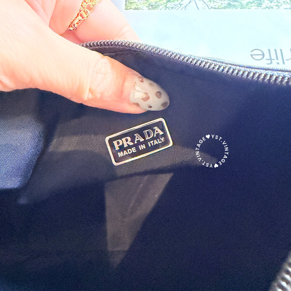 Vintage Prada Hobo Bag - Black 007