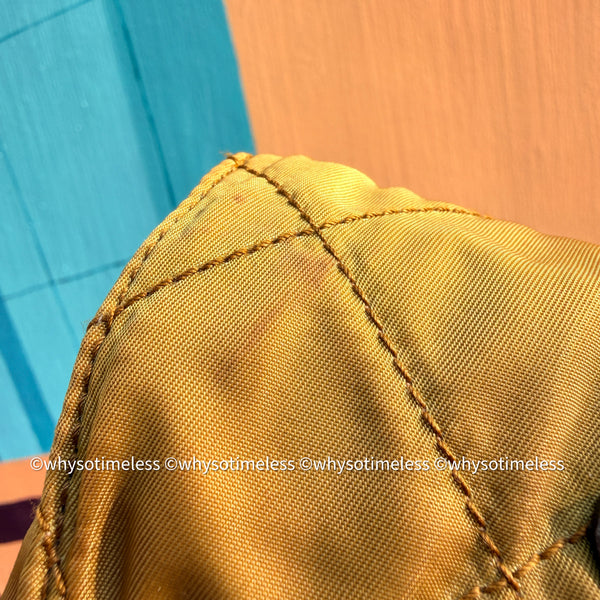 Vintage Prada Mini 2-way Belt Bag - Ginkgo Leaf Brown