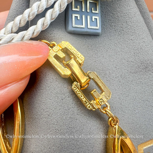 Vintage Givenchy 24KGP Bracelet