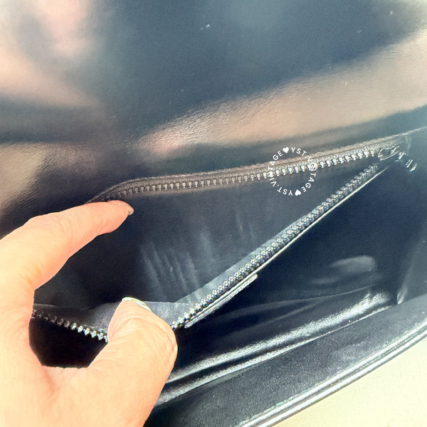 Vintage CELINE Planet Clutch - Black