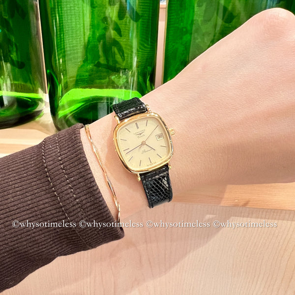 Vintage Longines Présence Cushion Shaped Quartz Watch With Original Box
