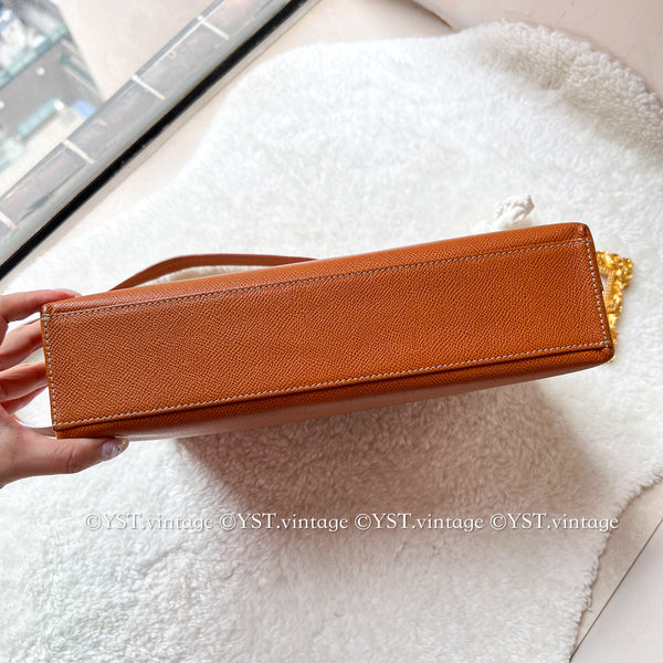 【Auction 7 April】Vintage High-Class Videpoches Bag - Golden Brown