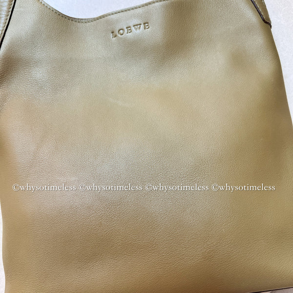 Vintage Loewe Shoulder Bag - Khaki Sage
