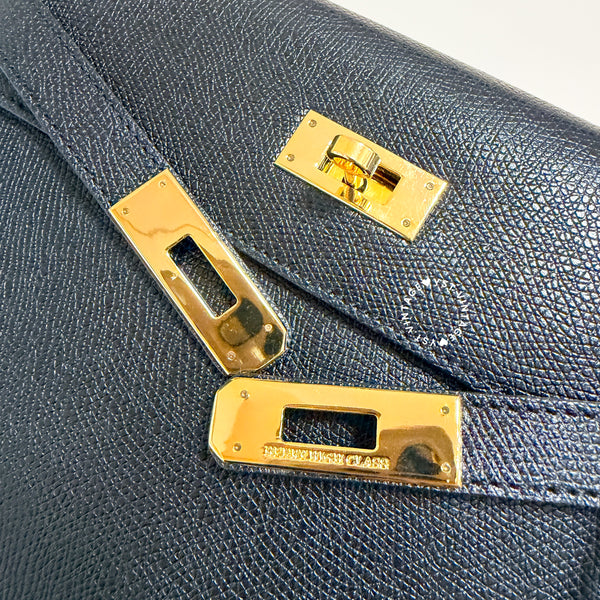 Vintage High-Class Kelly28 Bag - Black