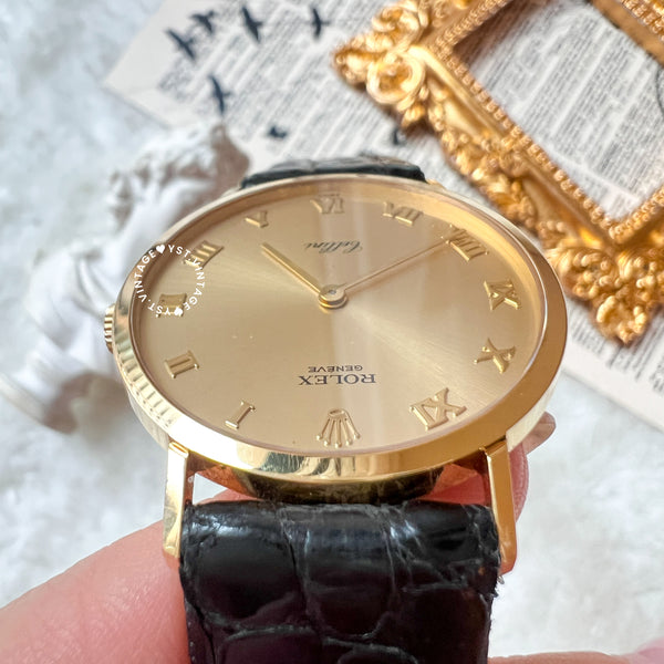 Vintage Rolex Cellini 18KYG Watch