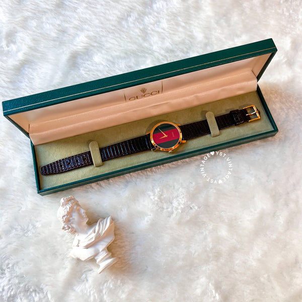 Vintage Gucci Shelly Line Watch