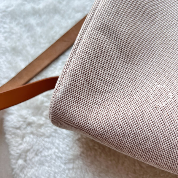 Vintage Hermès 2003 Herbag Ado Backpack PM - Beige