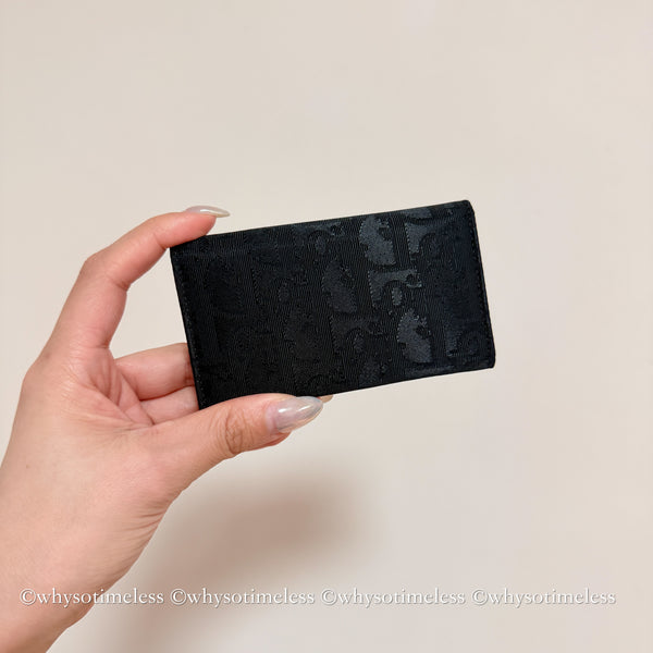 Vintage Dior Trotter Key Case - Black
