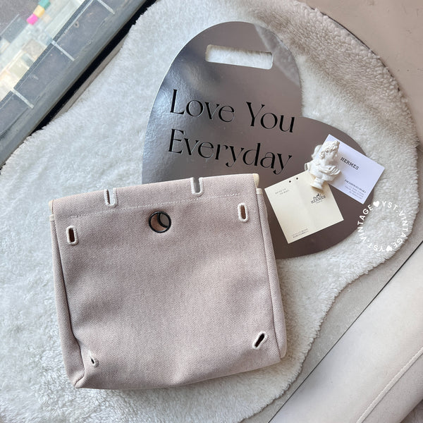 Vintage Hermès 2003 Herbag Ado Backpack PM - Beige