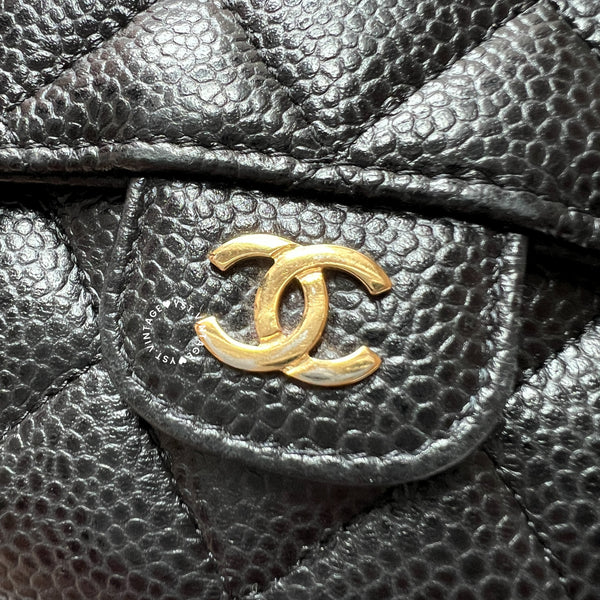 Pre-owned Chanel Caviar Long Wallet