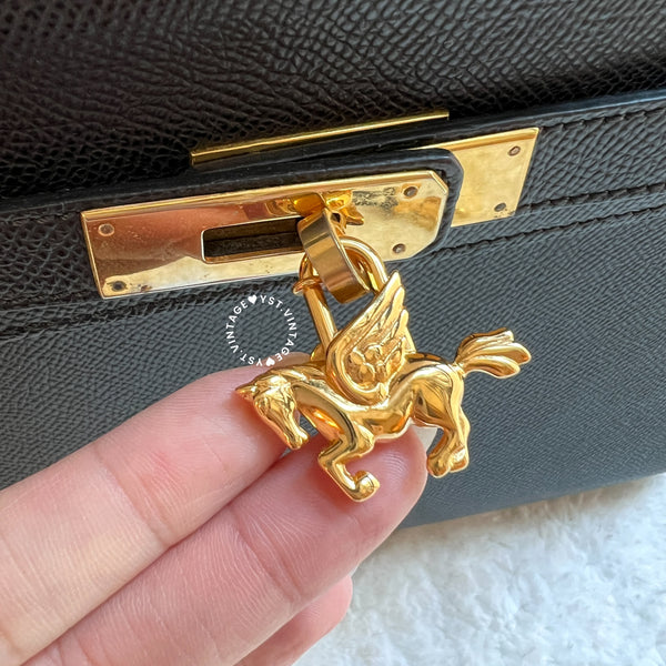 Vintage HERMÈS 1993's Cadena Pegasus Lock - Gold