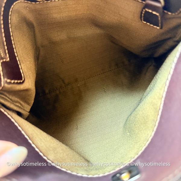 Vintage Fendi Zucca Tote Bag GHW