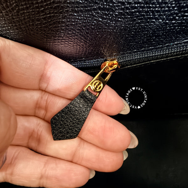 Vintage High-Class Kelly28 Bag - Black