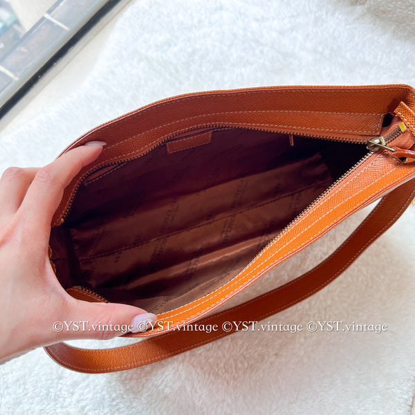 【Auction 7 April】Vintage High-Class Videpoches Bag - Golden Brown