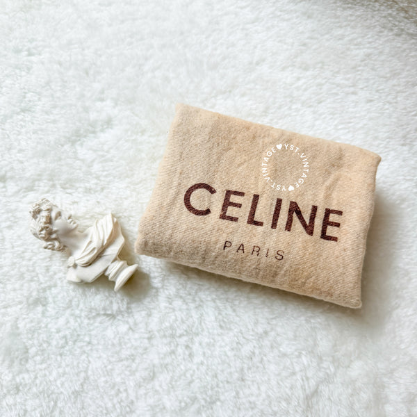 Vintage CELINE Planet Clutch - Black