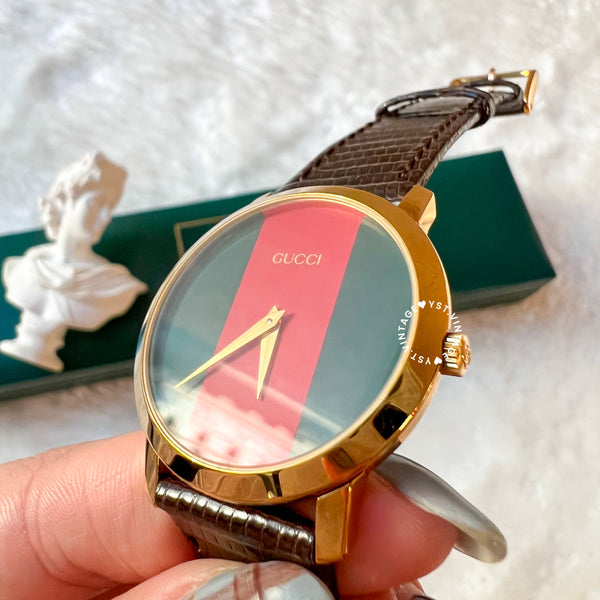 Vintage Gucci Shelly Line Watch