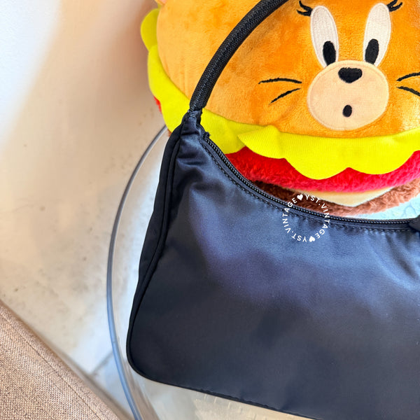 Vintage Prada Hobo Bag - Black 007