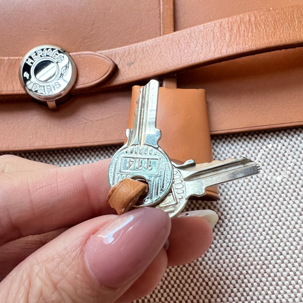 Vintage Hermès 2003 Herbag Ado Backpack PM - Beige