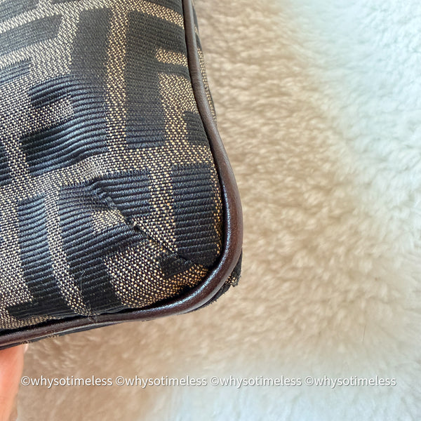 Vintage Fendi Zucca Tote Bag GHW