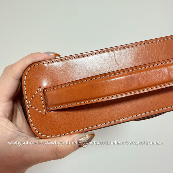 Vintage CELINE Macadam Vanity Bag 039 - Brown