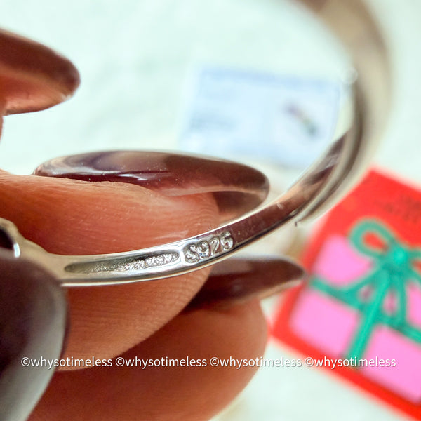 Rainbow Sapphire Zircon Silver Ring