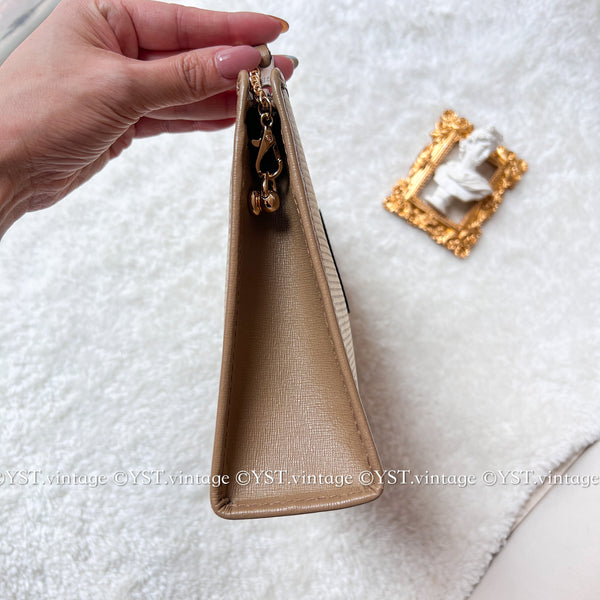 Vintage YSL Clutch 002 - Beige