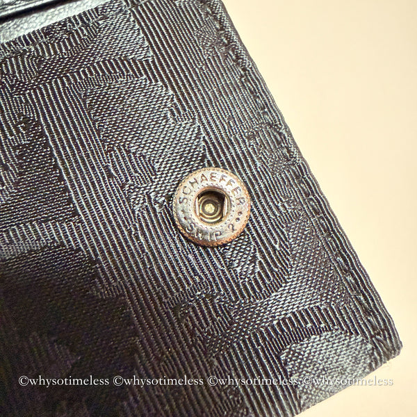Vintage Dior Trotter Key Case - Black