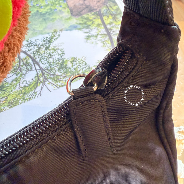 Vintage Prada Hobo Bag - Black 007