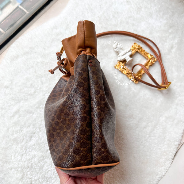 Vintage CELINE Macadam Bucket Bag 002