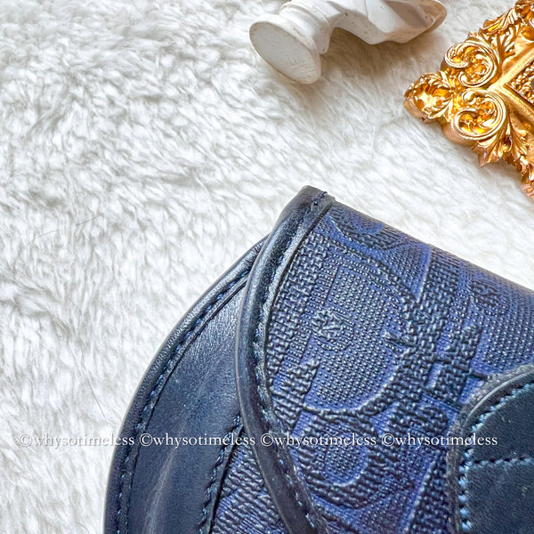 Vintage Dior Coins Bag - Navy