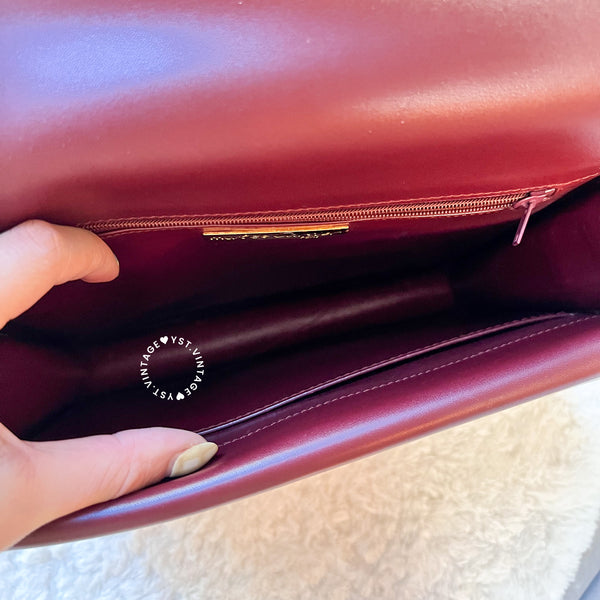 Vintage Cartier MUST DE CARTIER Envelope Bag - Burgundy