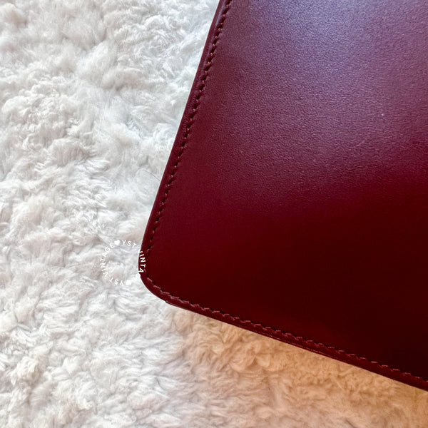 Vintage Cartier MUST DE CARTIER Envelope Bag - Burgundy