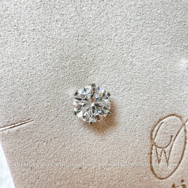 【Pre-order】Brillante Lab Grown Diamond 18KWG Earrings (2.0ct/ 1.0ct)