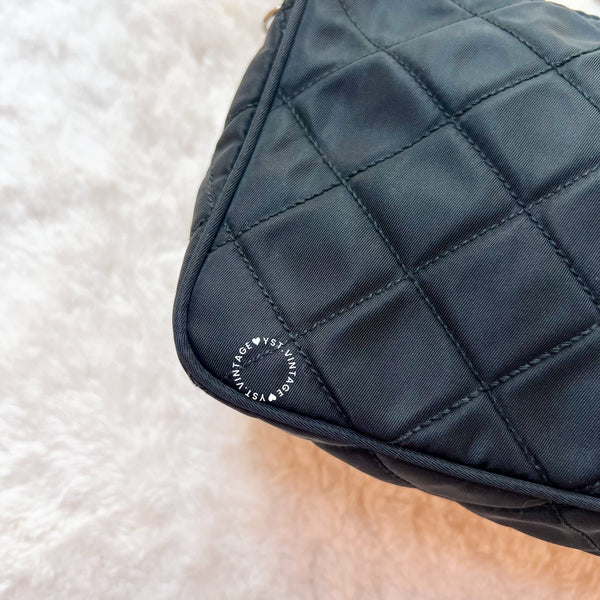 Vintage Prada Makeup Bag - Black